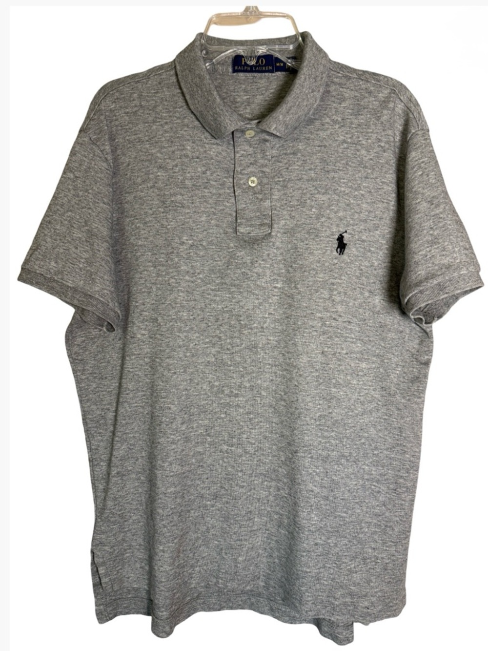 Polo Ralph Lauren Classic Fit Heather Gray Polo Shirt Men’s Medium